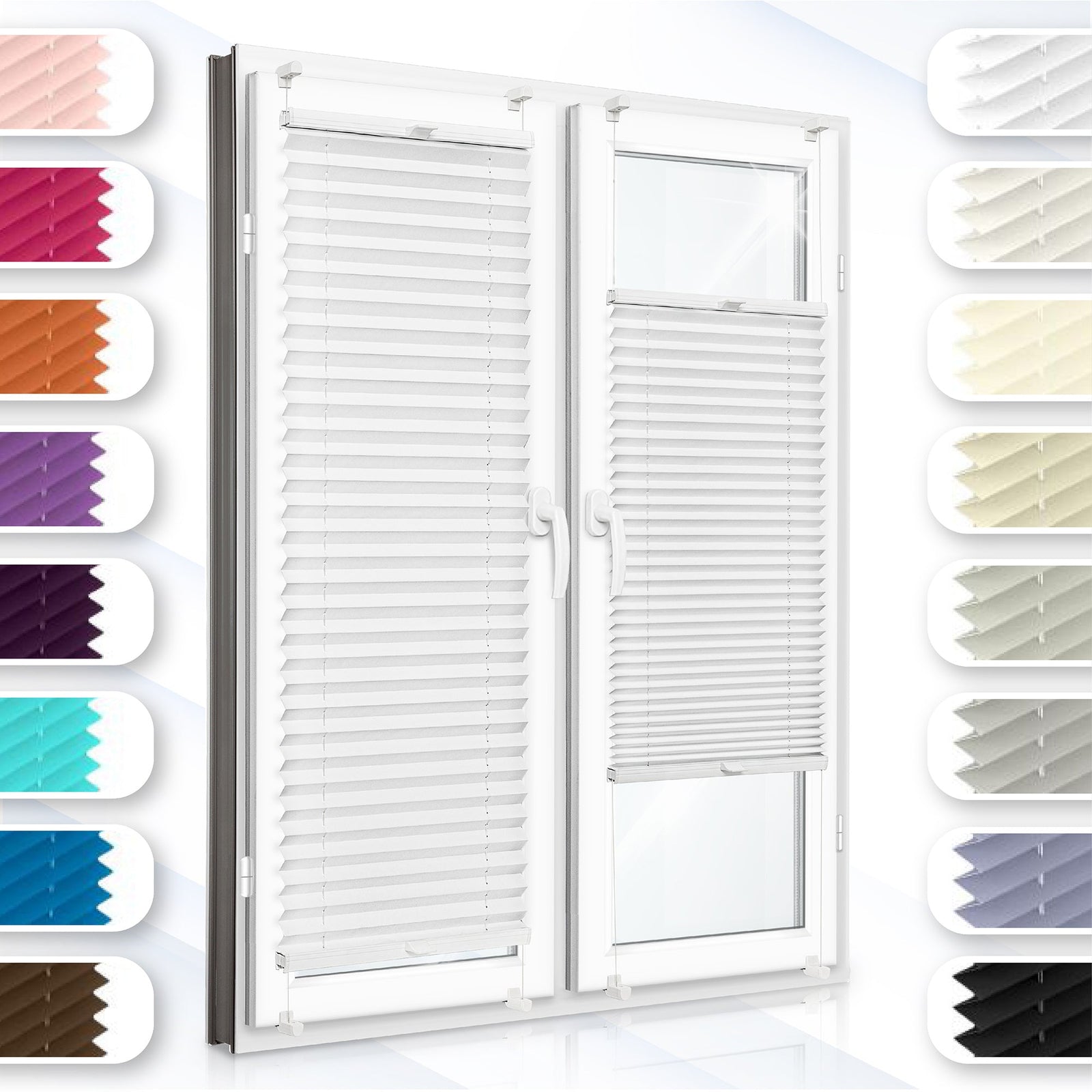 Easy Fit Custom Made Pleated Blinds