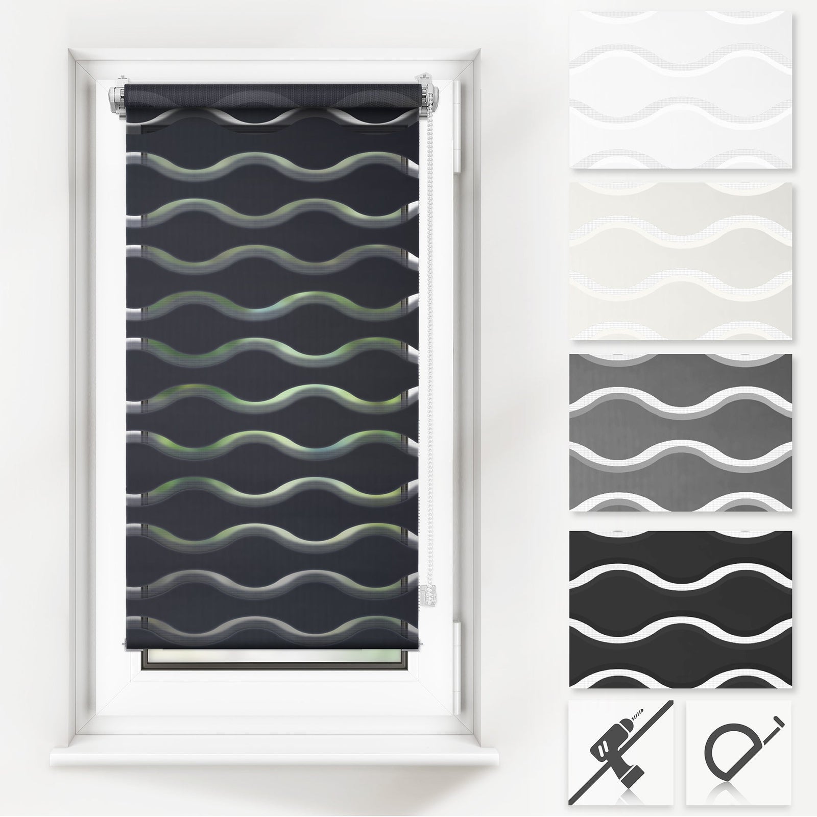 Day & Night WAVE Zebra Roller Blinds