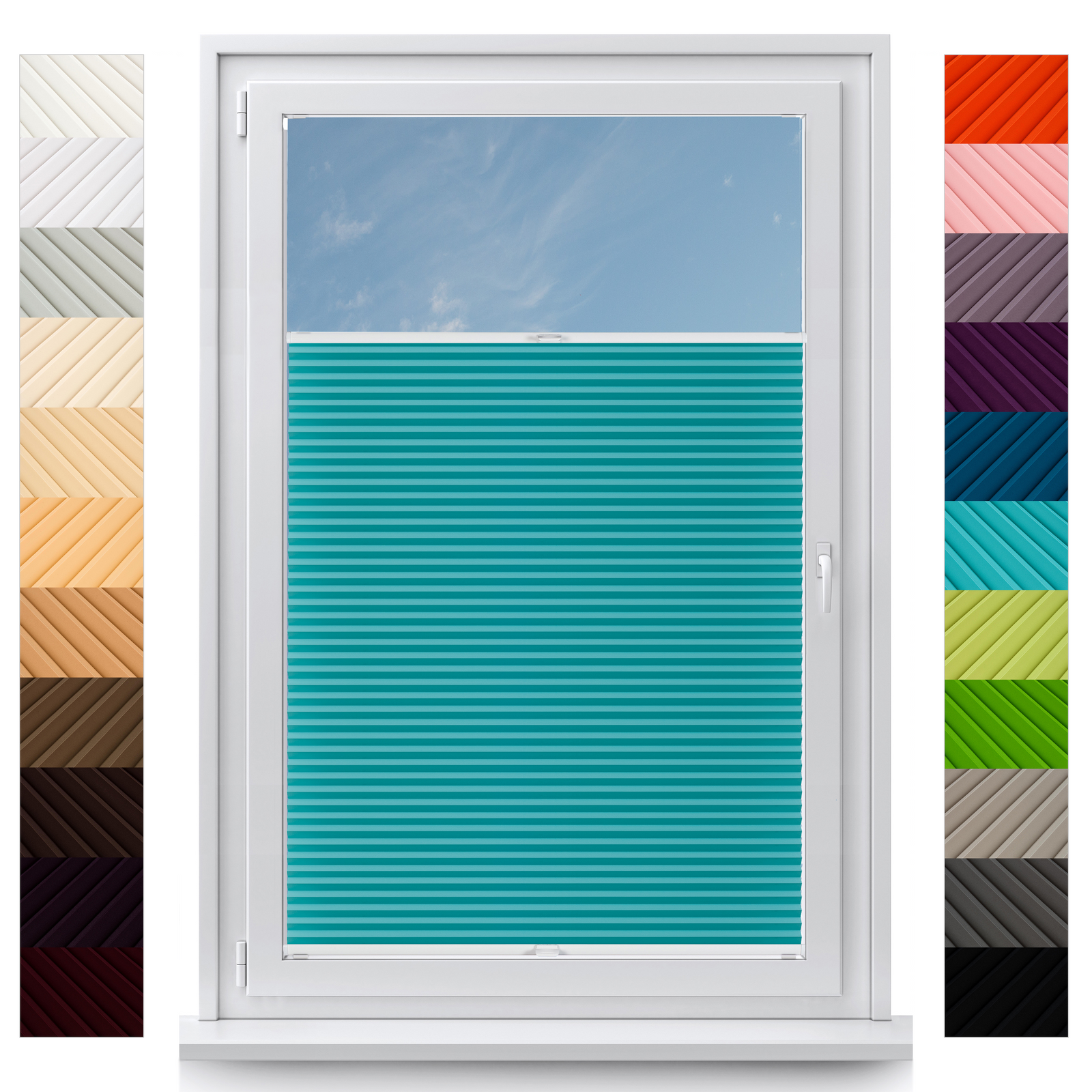 XXL Premium Custom Made Pleated Shades