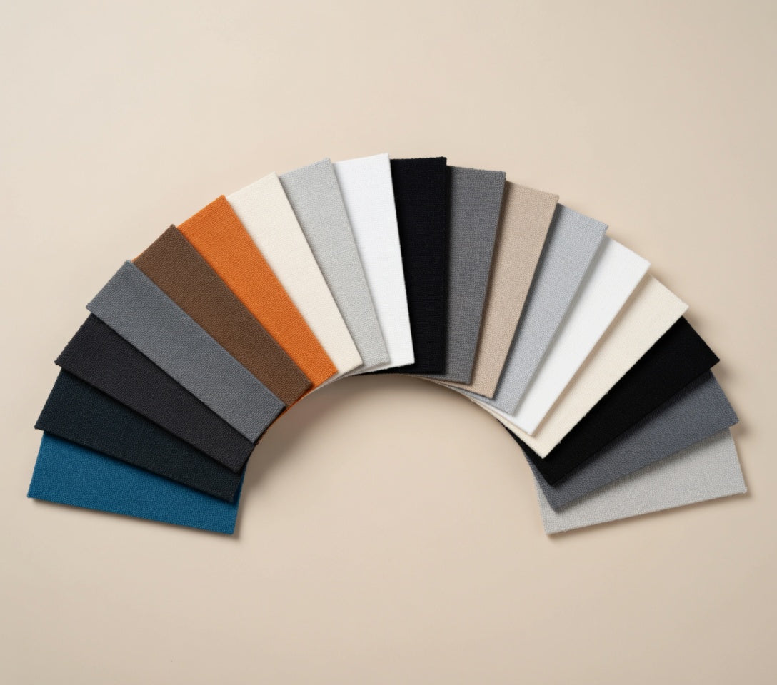 Blackout Pleated Blinds - Material and Colour Sample